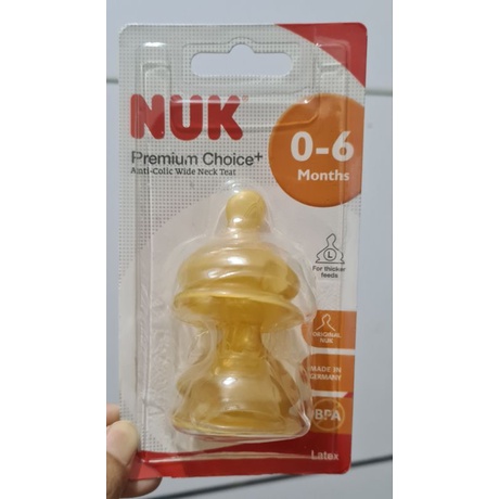 Nuk Dot Latex Nuk Nipple Latex Premium 0-6m Preloved