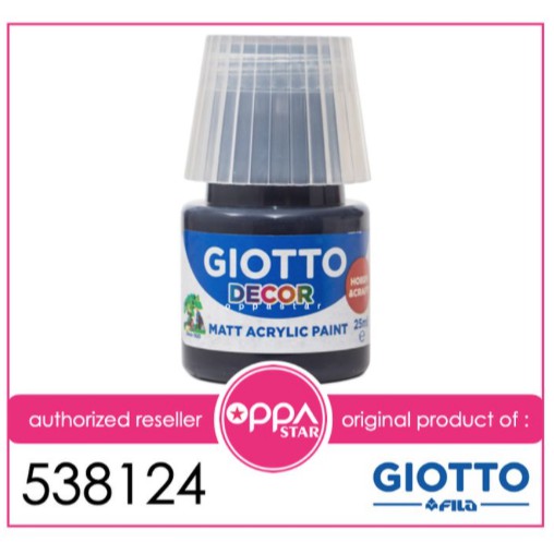 

Cat Akrilik Giotto Decor Acrylic Paint 25ml BLACK - 538124