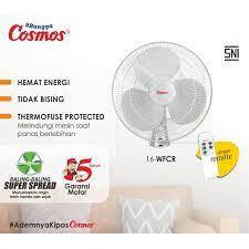 Cosmos 16 WFCR – Wall Fan / Kipas Angin Dinding 16 inch Remote MURAH BANGET / GARANSI RESMI