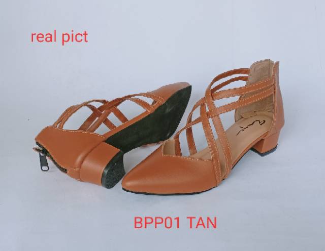 EMYE BPP01 - Sepatu Gladiator Heels 3cm Murah Elegan Wanita terbaru