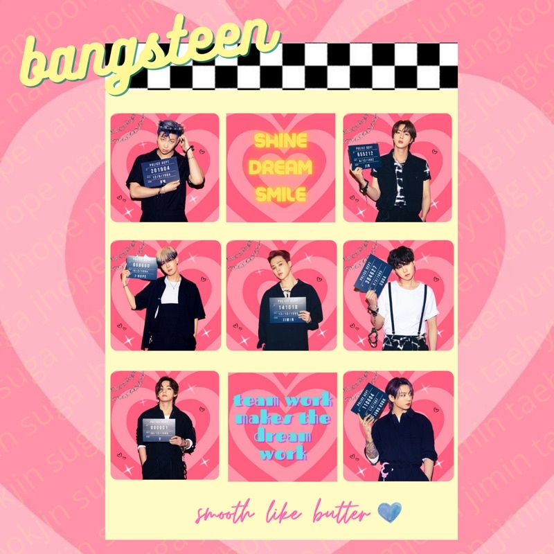 

BTS STICKER | smooth like butter