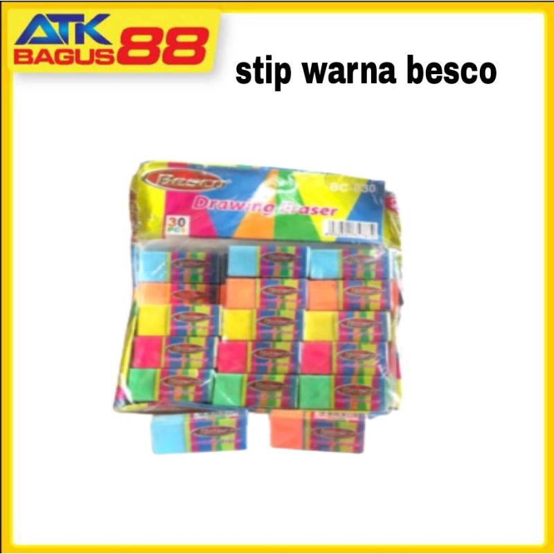 STIP WARNA BESCO KECIL / DRAWING ERASER / PENGHAPUS WARNA