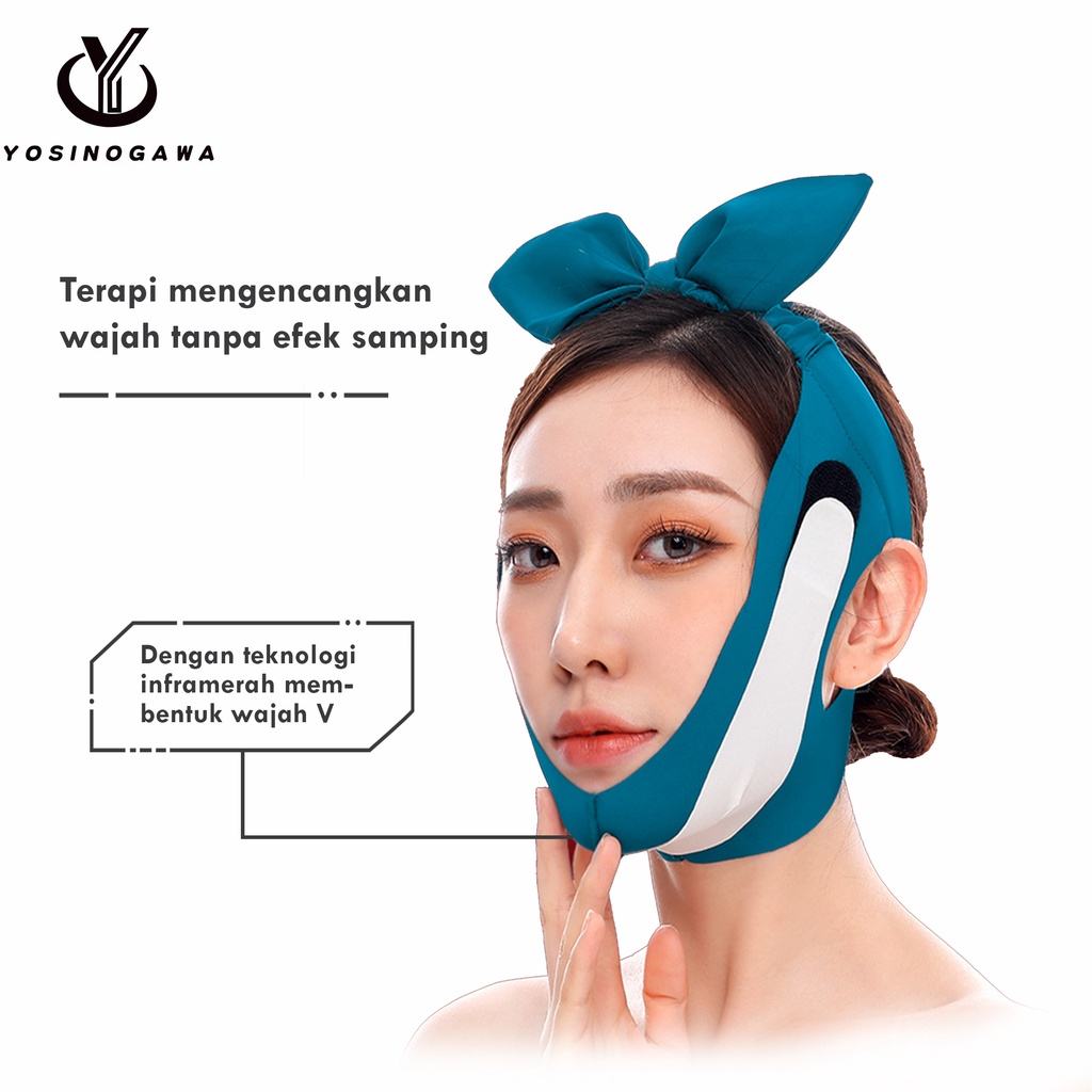 Shape Face Slimming Lift Up Belt / VShape Wajah Import / Penirus pipi wajah - YOSINOGAWA