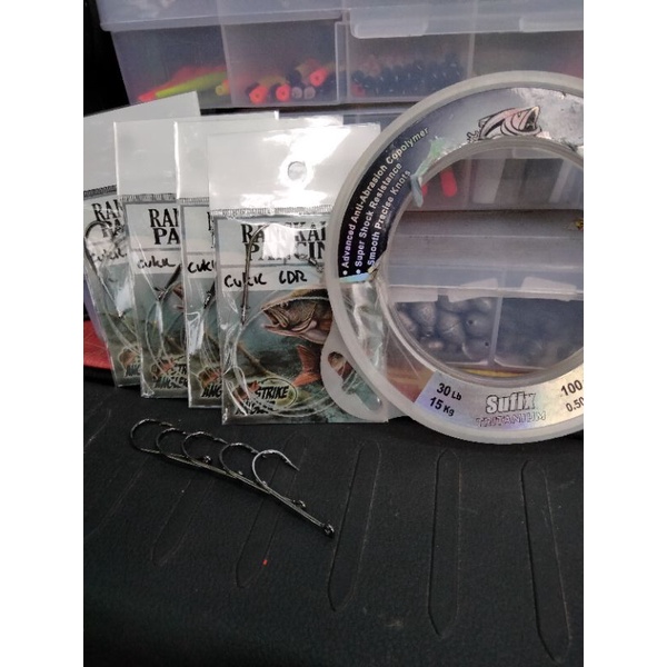 rangkaian pancing rakitan pancing barramundi