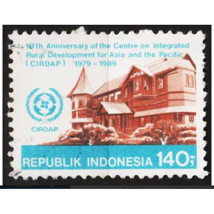 

Perangko Filateli 11329 Indonesia VFU 1v 29.07.1987 10th Anniv. Of The Centre On Integrated Rural Development For Asia And The Pacific