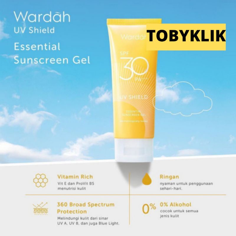 Wardah UV Shield Essential Sunscreen Gel SPF 30 40ml