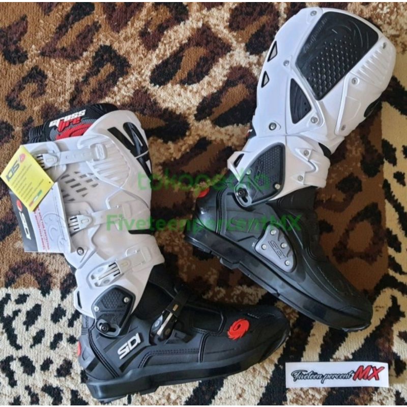 Sepatu SIDI CROSSFIRE 3 SRS MX BOOTS Black White