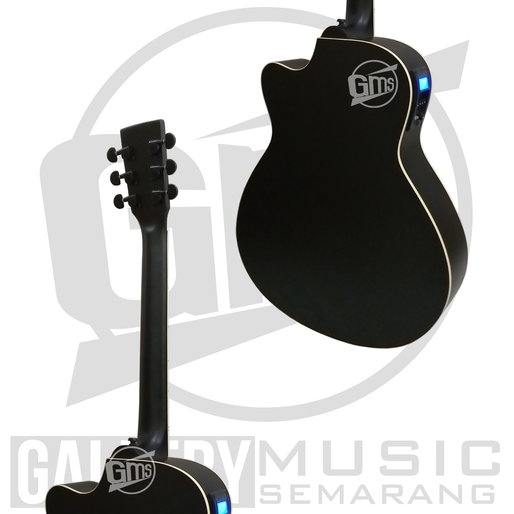 Gitar Akustik Elektrik Lakewood Equalizer Tuner LC Prener Custom Paket Super Komplit