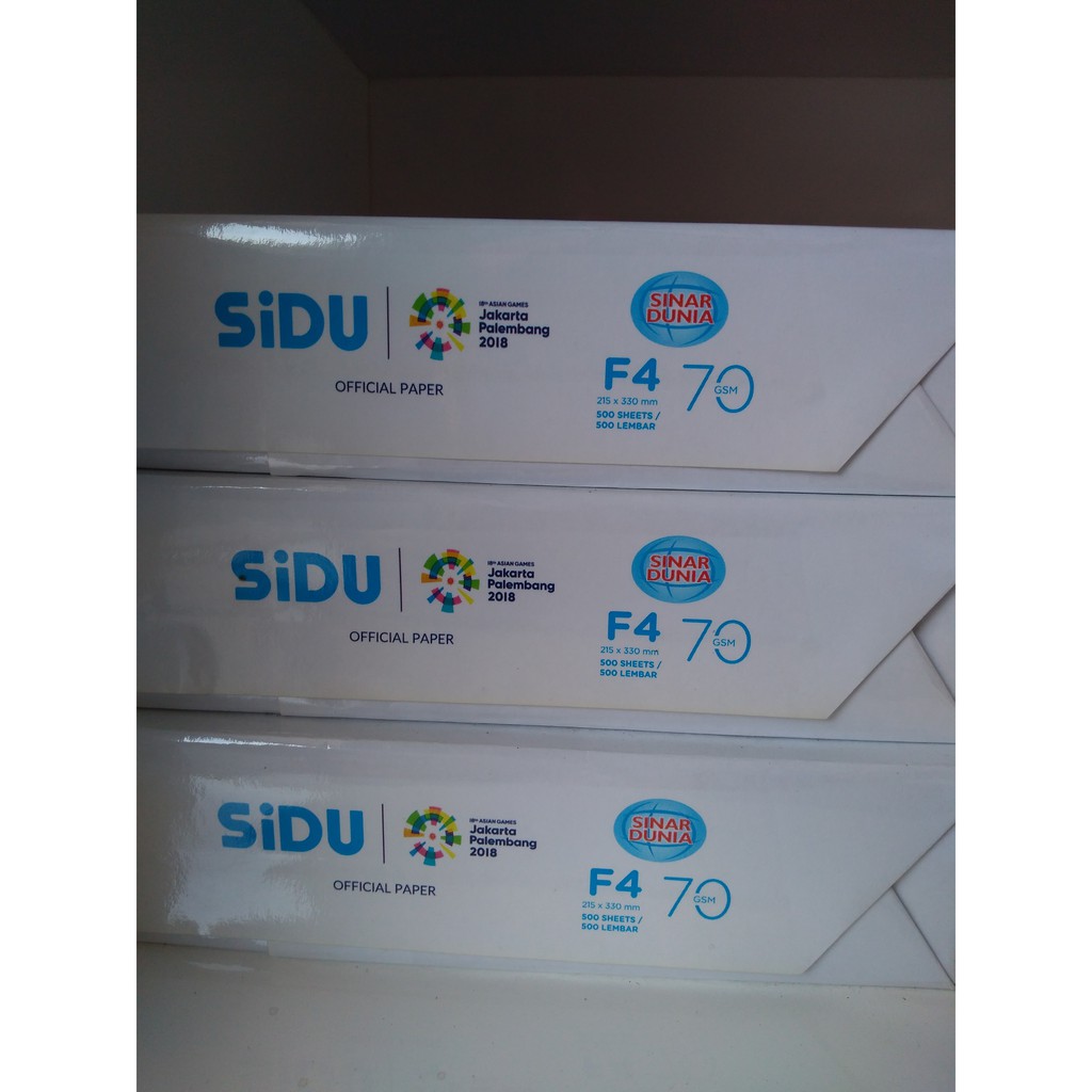 

kertas hvs sidu f4 70 gsm per rim