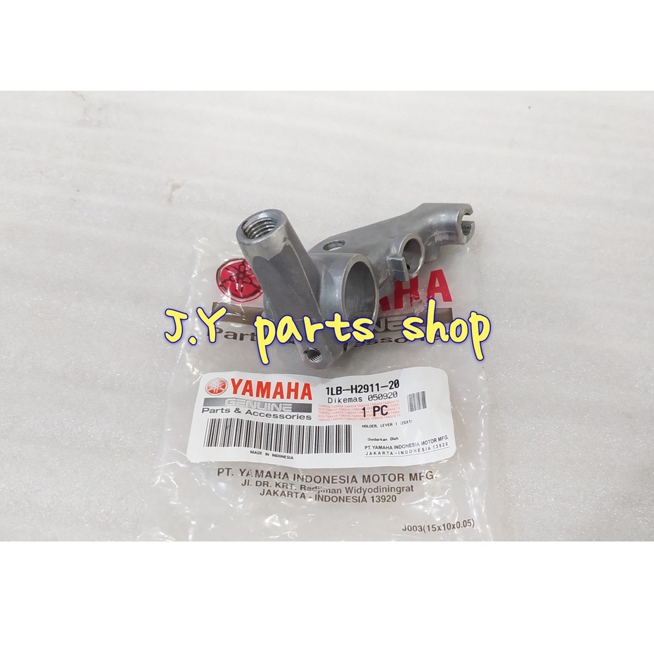 HOLDER LEVER DUDUKAN HANDLE REM BELAKANG SPION KIRI MIO M3 S Z SOUL GT FINO GEAR 125 FREEGO FREE GO FAZZIO ORIGINAL YGP 1LB-H2911-20