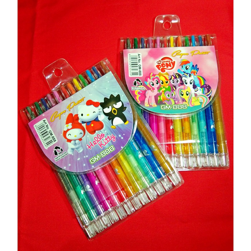 

GM 888 Crayon Putar 12 Warna