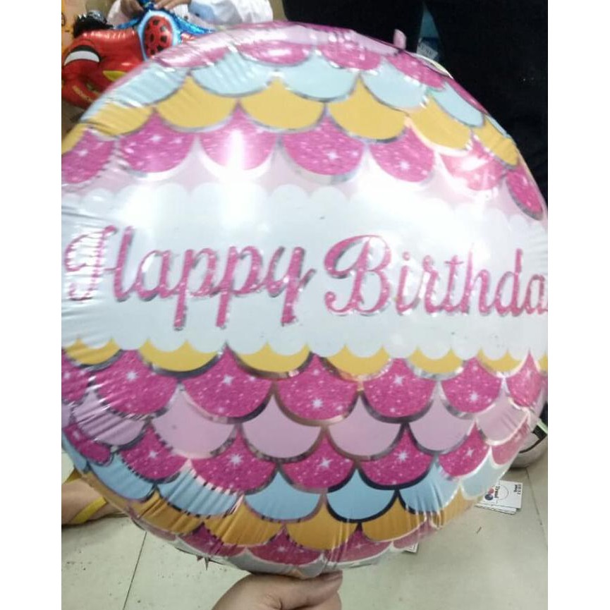 Jual BALON FOIL HAPPY BIRTHDAY/ BALON HBD/ BALON ULANG TAHUN/BALON