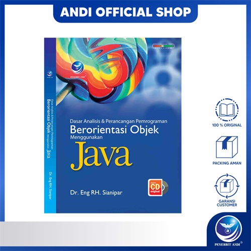 Penerbit Andi - Dasar Analisis Dan Perancangan Pemrograman Berorientasi Objek Menggunakan Java+cd