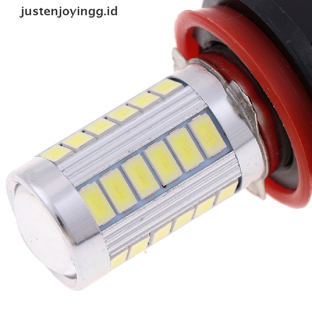 1pc Lampu Kabut Depan Mobil H8 / H11 33-LED Super Terang Warna Putih