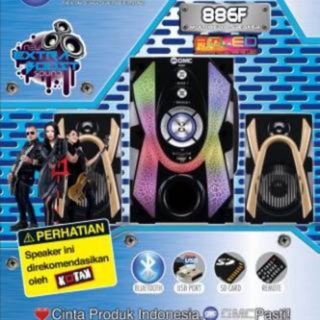 Speker GMC 886F bluetooth
