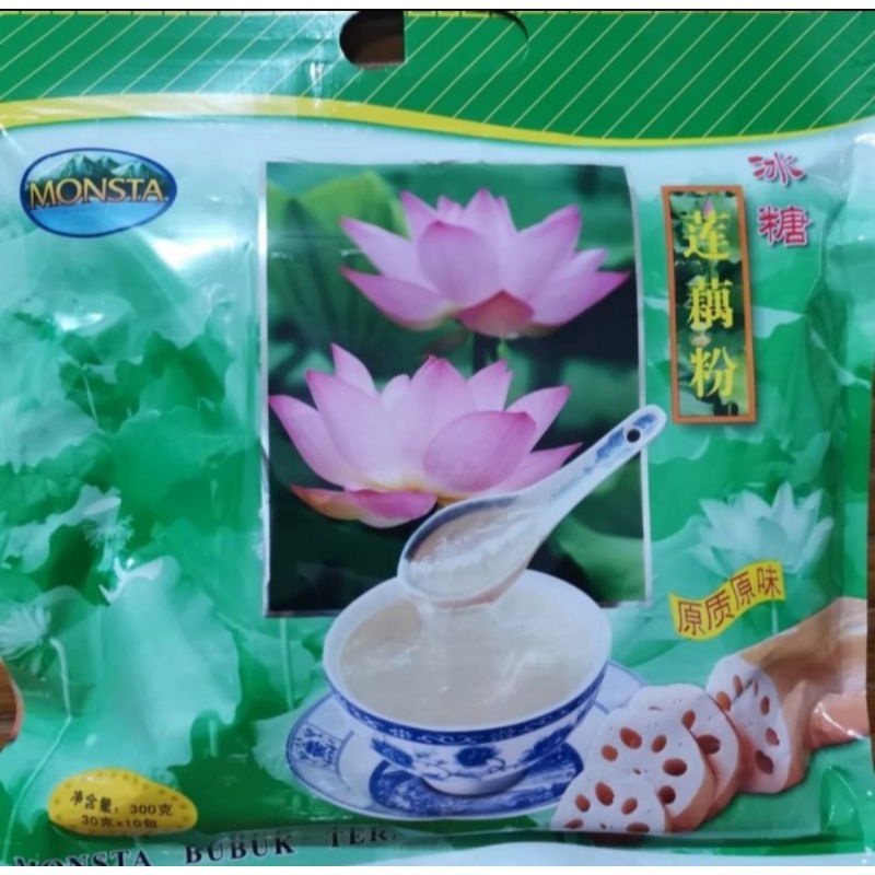 

MONSTA Minuman Serbuk Akar Teratai 300gram isi 10 Sachet