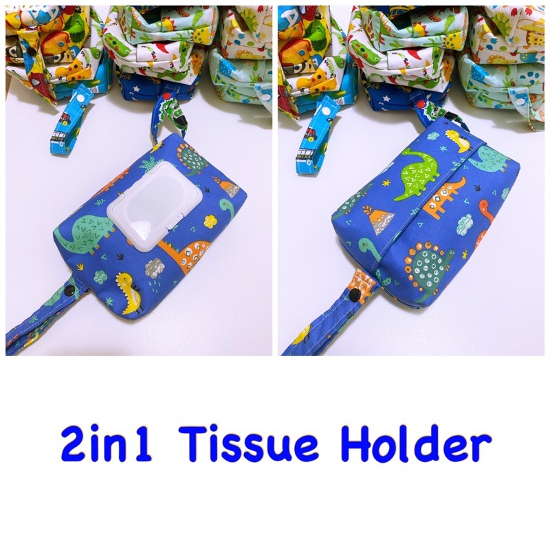 Fawn’G Handmade - 2in1 Tissue Holder / Tissue POUCH / wet tissue POUCH