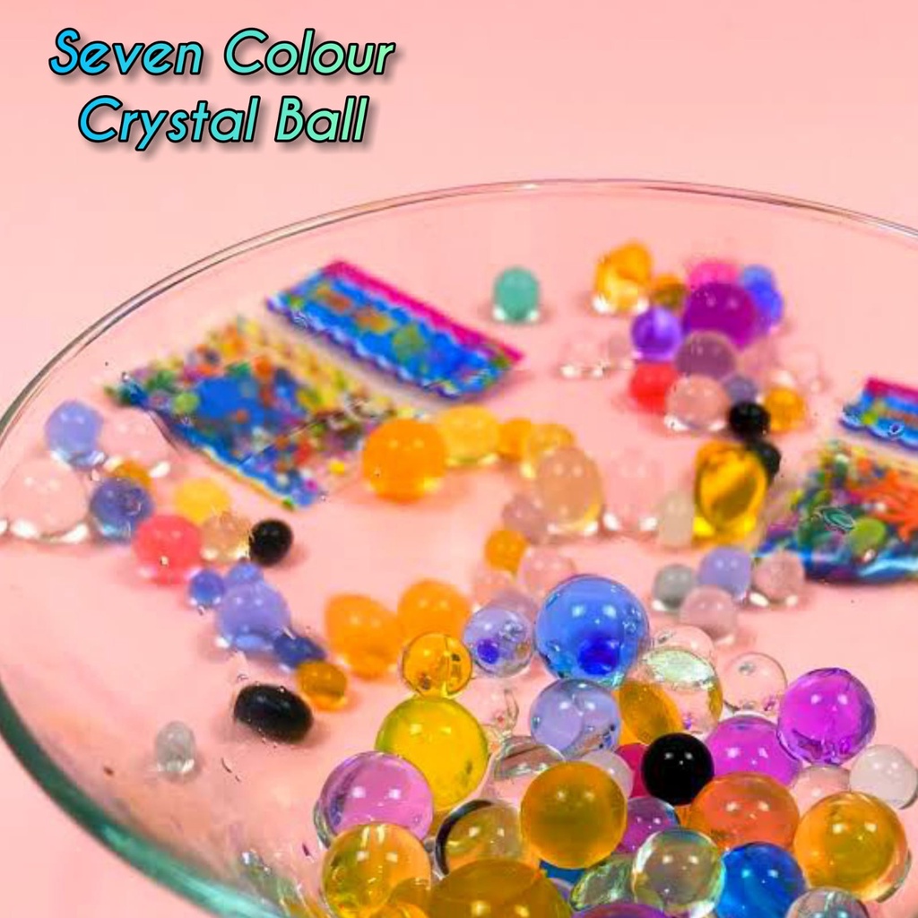 Mainan JELLY Seven Colour  Crystal Ball and animal