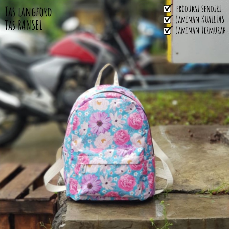 Tas Ransel Mini Backpack Punggung Bahu Multifungsi Stylish Backpack Remaja Dewasa Sekolah Kuliah Kerja Traveling Kekinian Terbaru Murah Bagus Waterproof Model Fashion Korea Import Lokal Original Perempuan