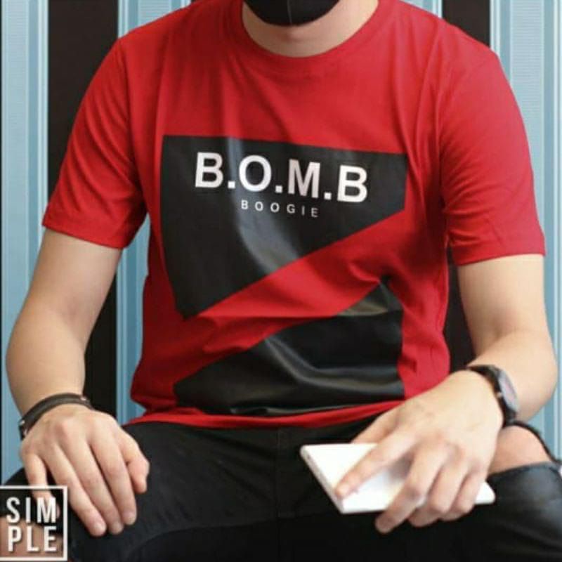 Kaos Bombogie Original/Kaos cowok Bombogie keren