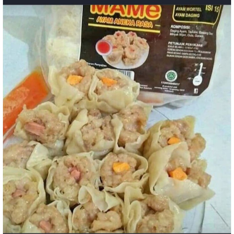 

Dimsum Mame ayam, Ready isi Udang & Mix