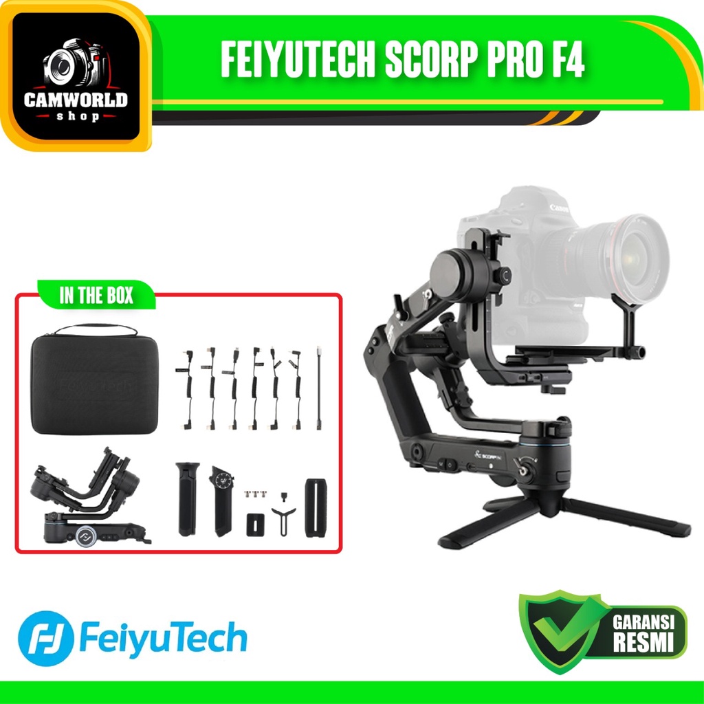 Feiyu Scorp Pro F4 3Axis Gimbal Stabilizer Kamera FeiyuTech