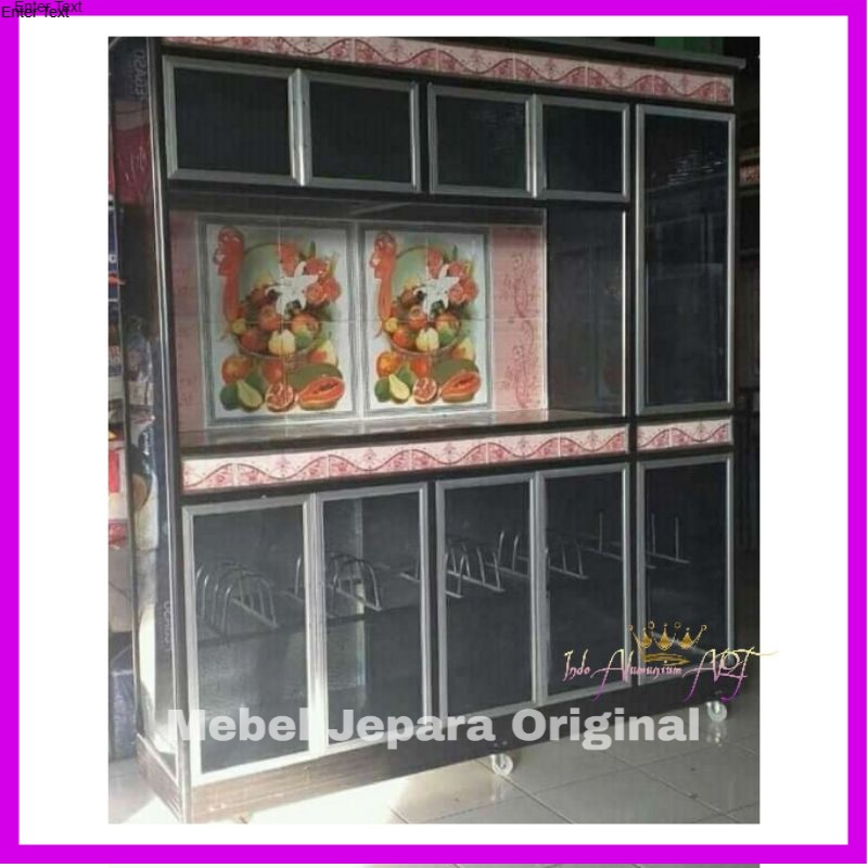 Rak Dapur Meja Serbaguna Bahan Alumunium Modern