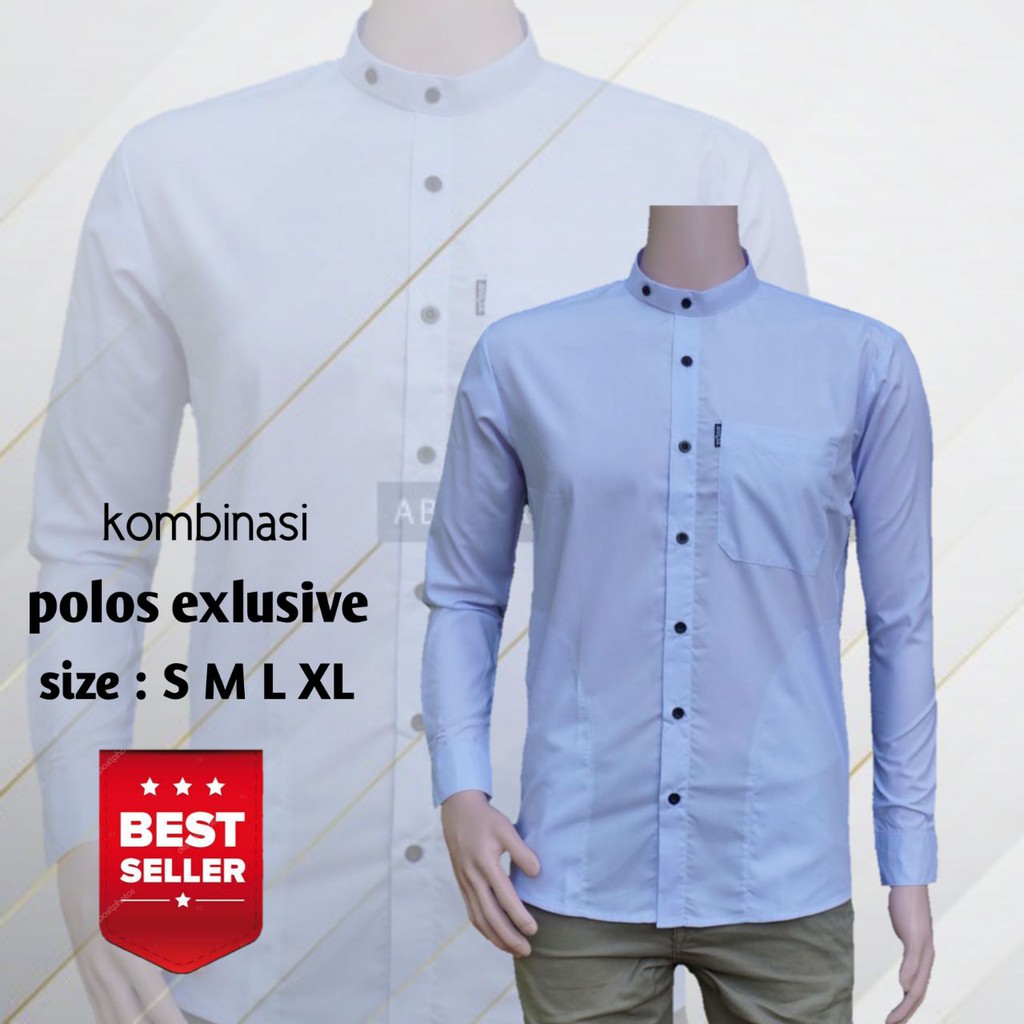 Baju Koko Pria Polos