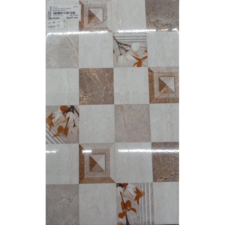 Mulia Keramik Dinding / Keramik Lantai Patricia Series 25x40