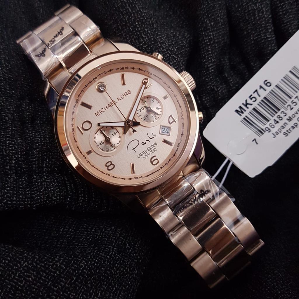JAM TANGAN PRIA WANITA | RANTAI | KULIT | KARET | MURAH | WANITA MICHAEL KORS [MK5662] ROSEGOLD