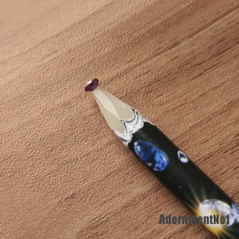 (Adornmentno1) Adornmentno1 Pensil Wax Untuk Mengambil Berlian Imitasi Nail Art