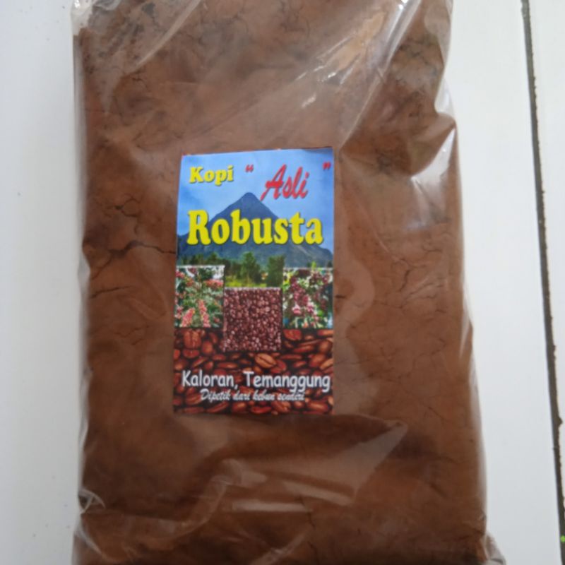 

kopi robusta asli temanggung, kopi bubuk, kopi murni.