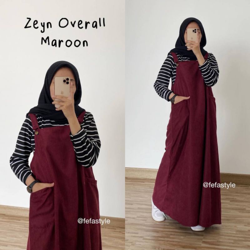 [COD] OVERALL WANITA ZEYN - By Fefastyle