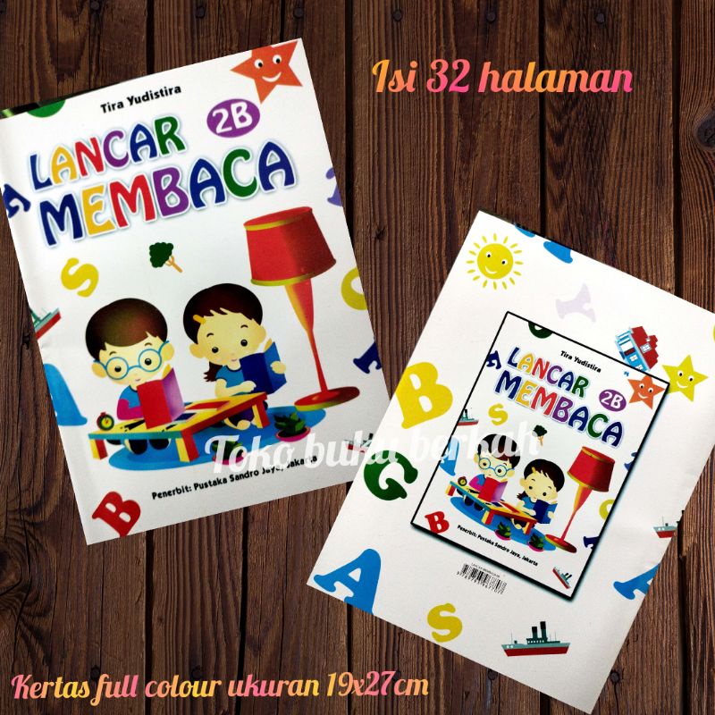 buku lancar membaca 2B 32 halaman 19x27cm