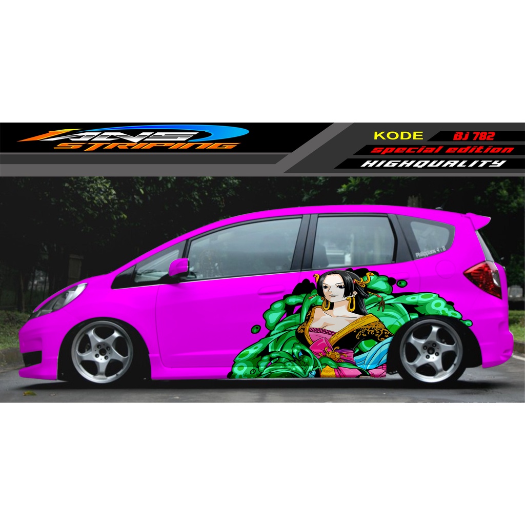 VARIASI STICKER MOBIL JAZZ BRIO AVANZA SIGRA YARIS / STIKER VARIASI MOBIL / MODIF STICKER MOBIL