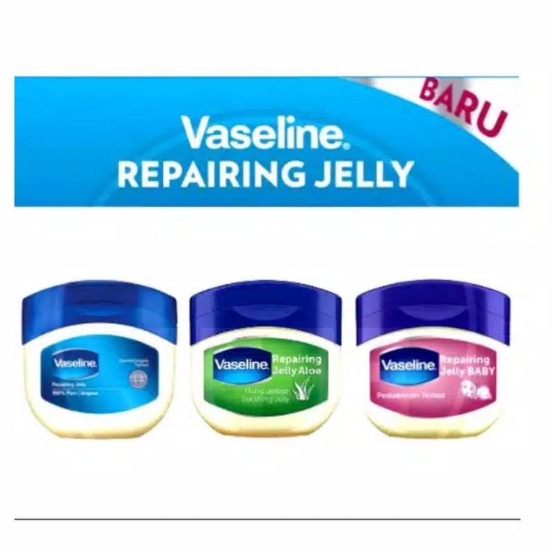 Vaseline Repairing Jelly 50gr (produk multifungsi)