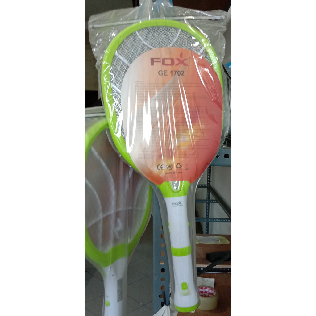 Raket nyamuk lepasan + senter GE1702 FOX