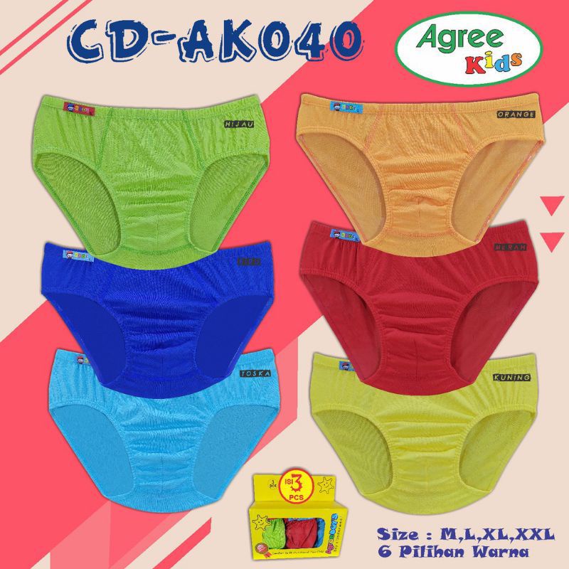 CD AGREE KIDS Ak040 || CELANA DALAM AGREE KIDS || CELANA DALAM ANAK COWOK