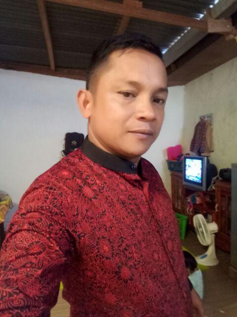 Baju Batik Pria Kemeja Batik Slim Fit Modern Lengan Panjang Corak Motif Unik Lb499 Luigi Batani