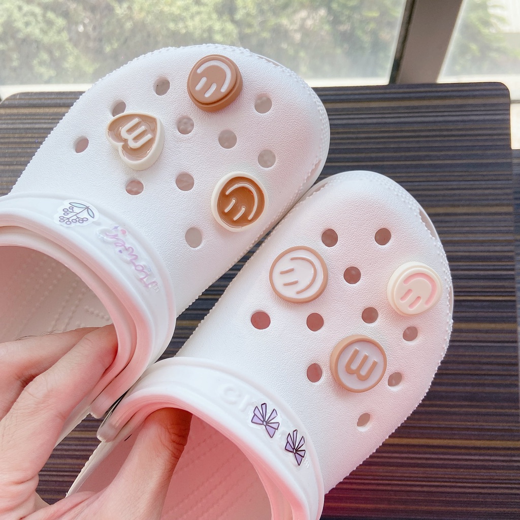 @shinydiy 6pcs Charm / Charm Kancing Sepatu Bentuk / jibbitz for crocs / DIY【asesoris wanita｜crocs jibbitz】