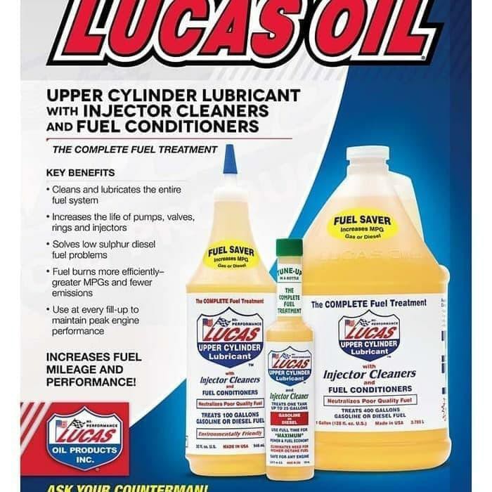 Lucas Oil Fuel Treatment Injector Cleaner Concentrate 155ml Shopee Indonesia