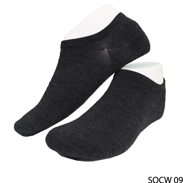 Kaos Kaki Wanita Distro Katun Abu Muda – SOCW 09
