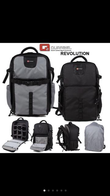 Tas Kamera Backpack Laptop Dslr Quarzel Revolution Garansi