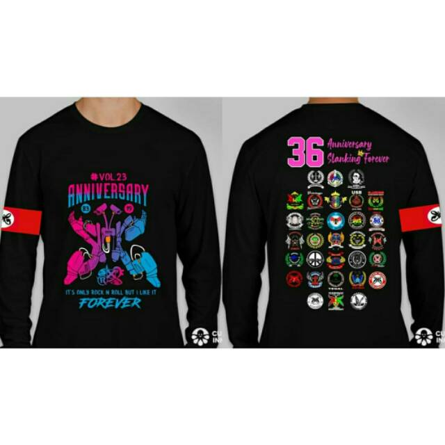 KAOS PANJANG SLANK~ANV 36 SLANKING FOREVER LOGO LOGO~GOSIPJALANANSTORE