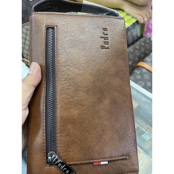 Terbaru Handbag Pedro tangan clutch 12 slot kartu tenteng jinjing pria/wanita