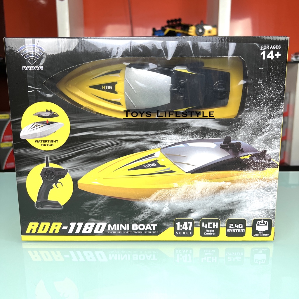 Mainan Remote Control RC Speed Boat Sport Yacht