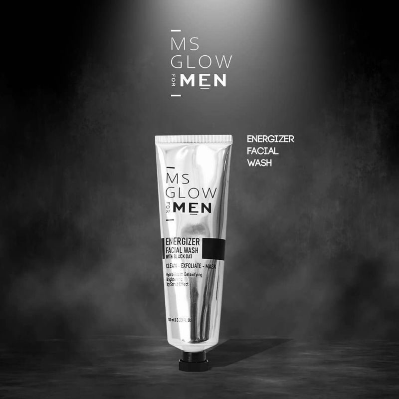 facial Wash Ms Glow for Men | Ms Glow | Ms Glow Skincareku | Pembersih Wajah | Energizer Facial Wash
