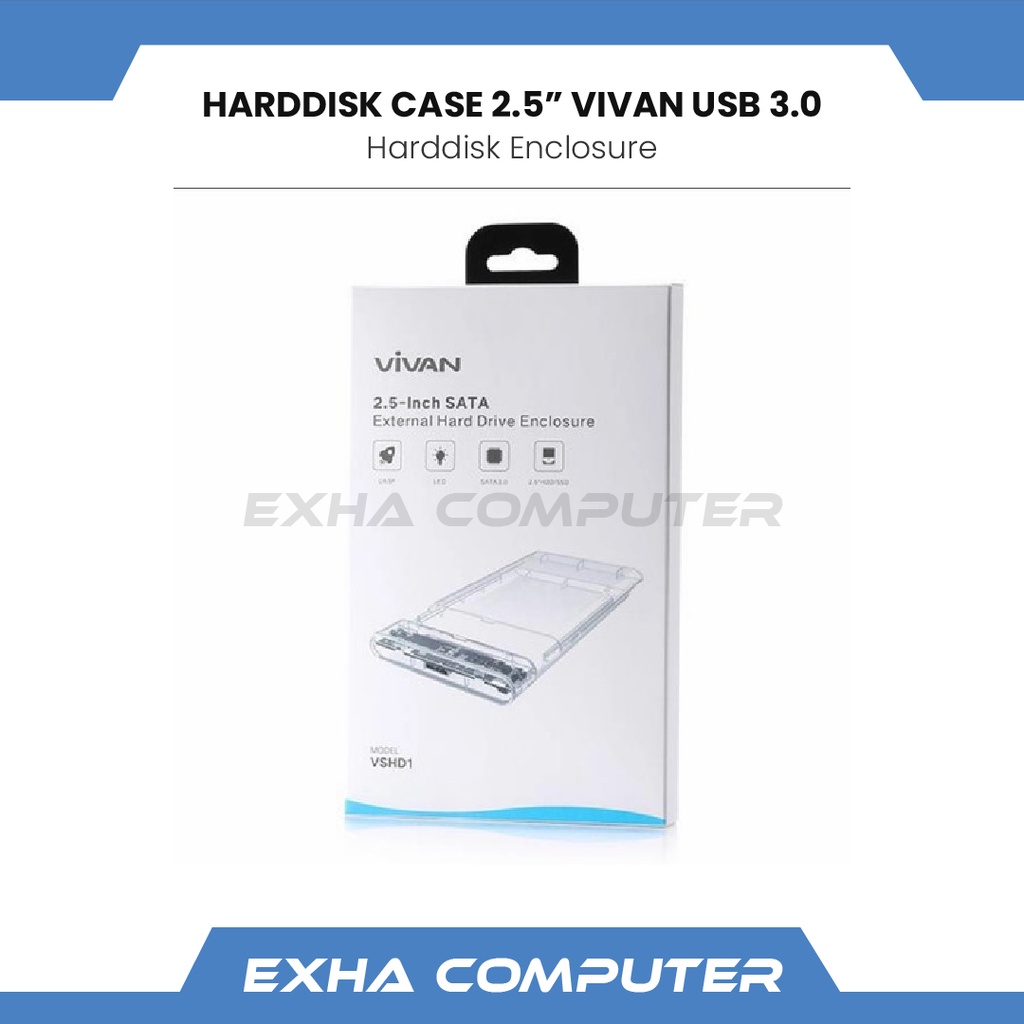 Jual Harddisk Enclosure Skyhub Transparan Usb Harddisk Case Shopee Indonesia