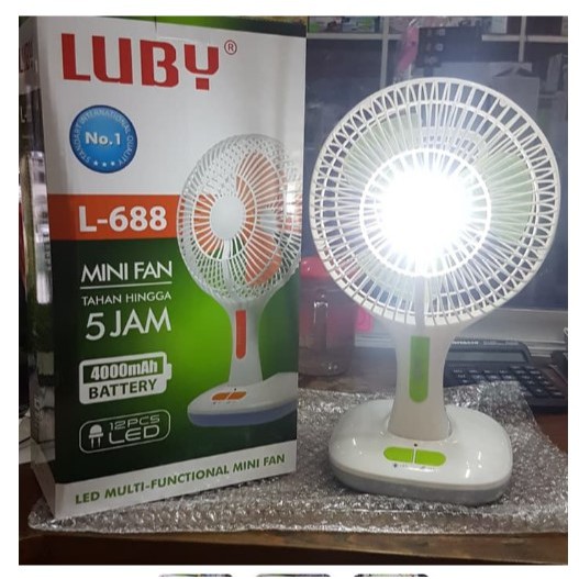 Mini Fan + LED Luby L-688