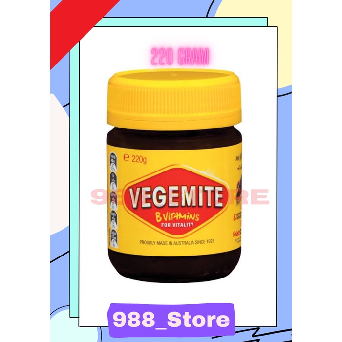 

KRAFT VEGEMITE BREAKFAST SPREAD SELAI JAM IMPORT 220GRAM